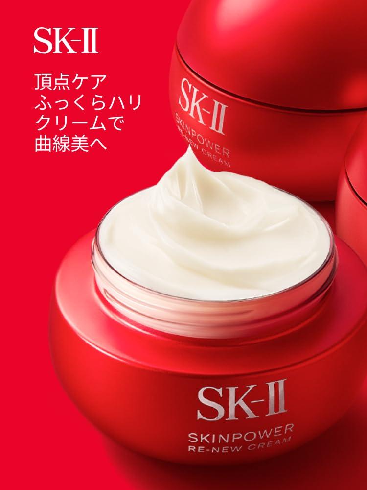 Официальный магазин SK-II | Крем для обновления кожи Skin Power Renew 50 г | Крем для лица | Уход за порами, Улучшение морщин, Антивозрастной, Увлажняющий крем | Аромат нероли и апельсина