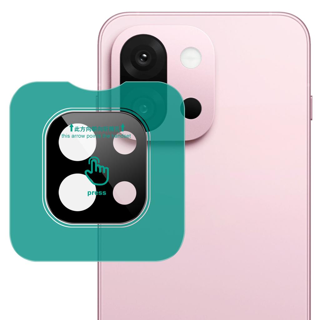 IMAK For OnePlus 13T 5G Tempered Glass Camera Lens Protector with Self Positioning Frame (Black Version)