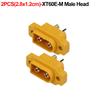 XT60E Plugs Male Female Connectors Copper Bullet Wire Connectors Welding Terminal Power Plugs for RC Lipo Battery Charge Adapter