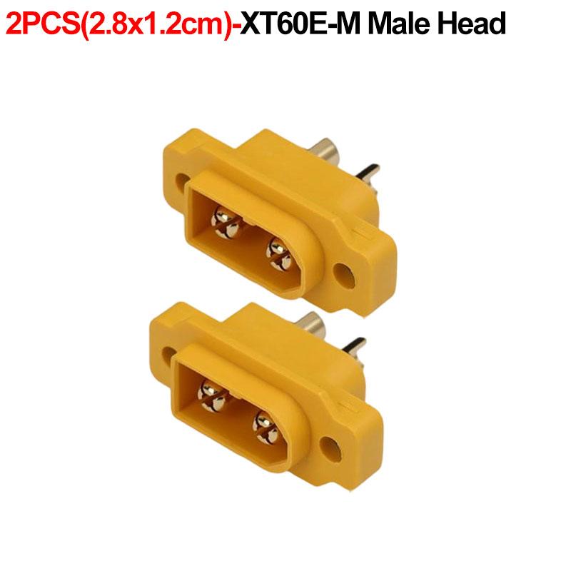 XT60E Plugs Male Female Connectors Copper Bullet Wire Connectors Welding Terminal Power Plugs for RC Lipo Battery Charge Adapter