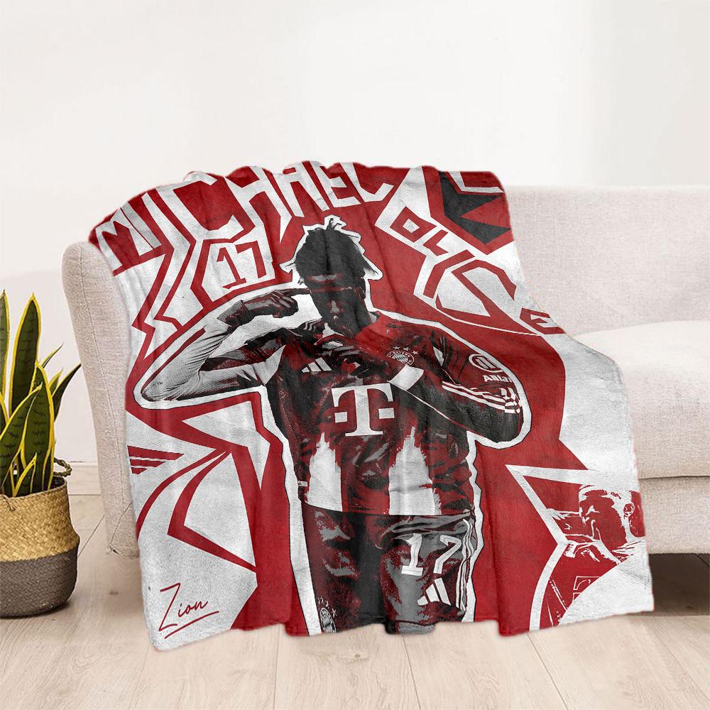 Bayern Munich Blanket Comfortable Great for Bed Office Chair Seaside All-Season Use Modern Unique Gift for Family and Friends Camping