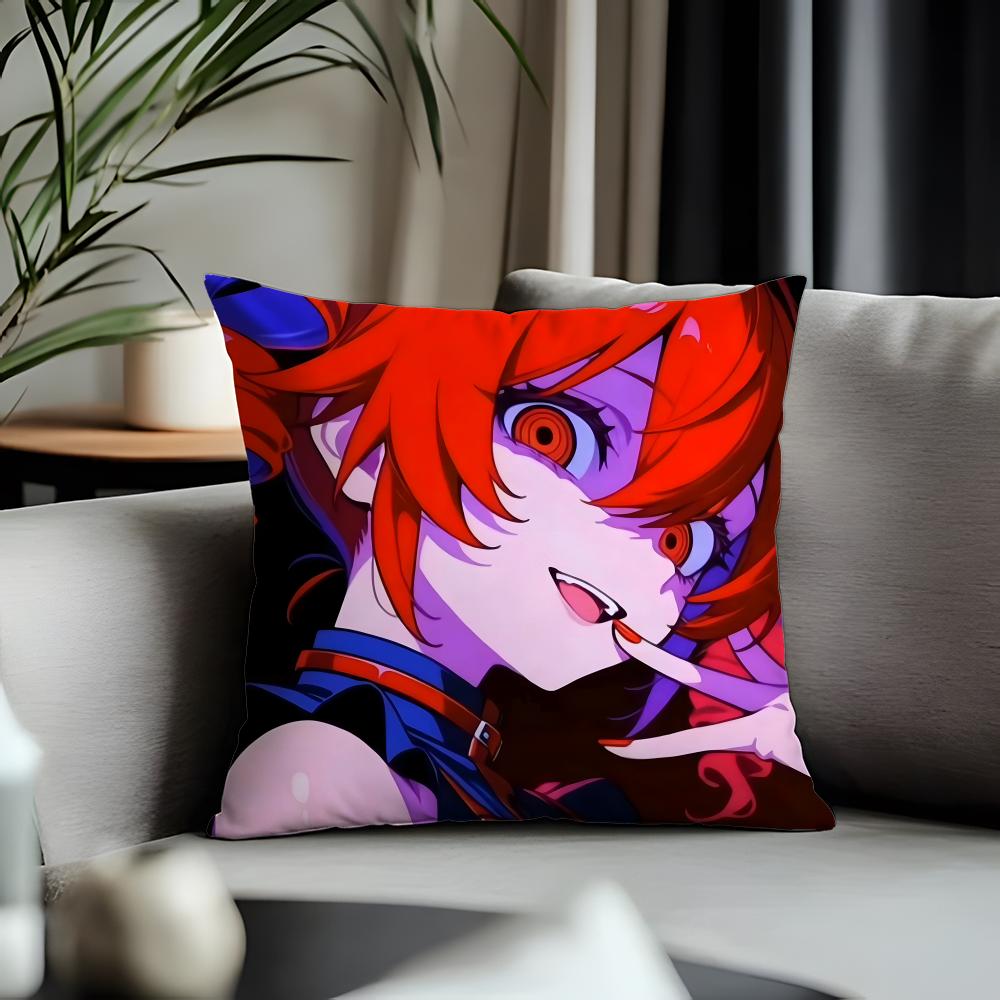 Viral TTeto Tetoed Cushion Cover Antidustmite Pillowcase Invisible Zipper Silky Short Plush Sofa Cushion Cover