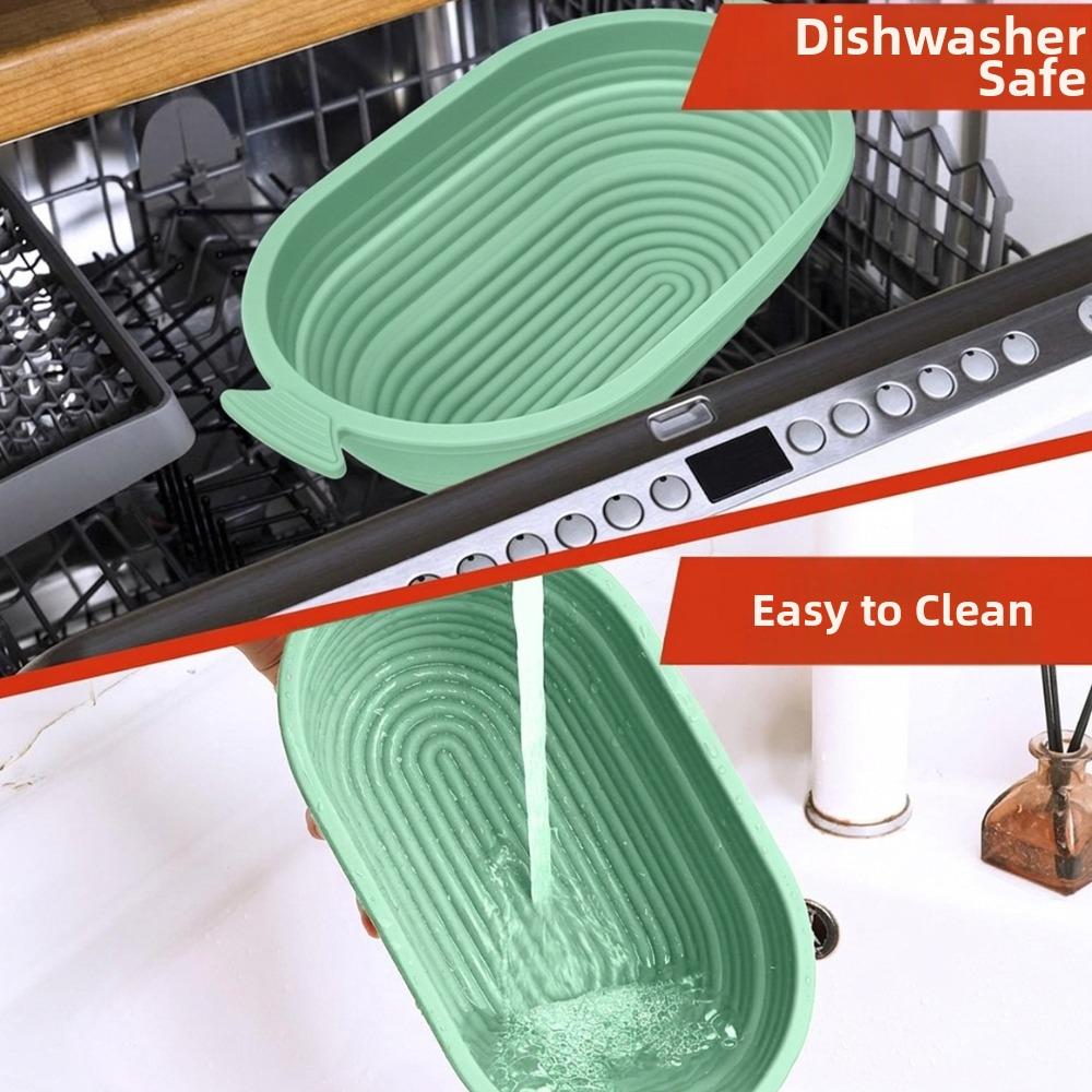 Heat-Resistant Sourdough Bread Baking Bowl Food Grade Dough Fermentation Bowl Bread Making
