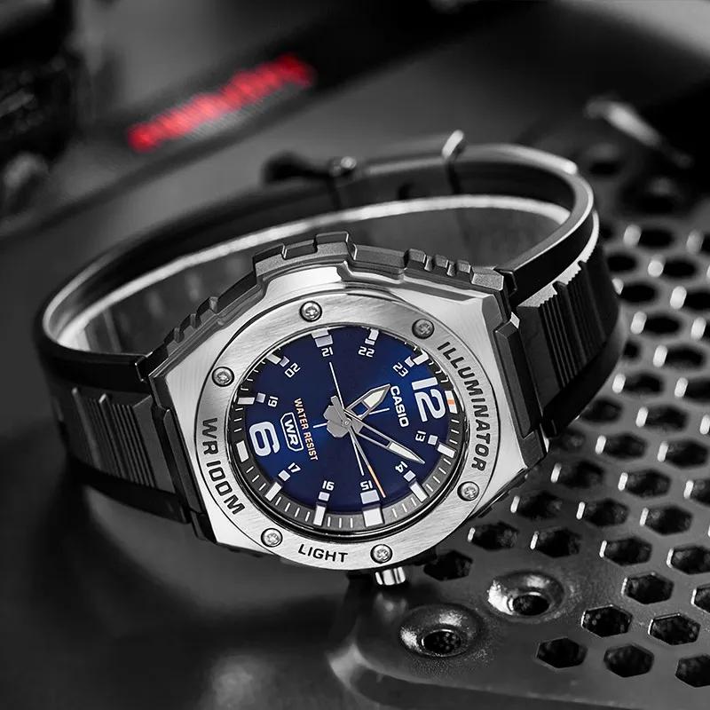 Casio Мужские синие часы MWA-100H-2A-