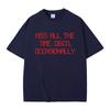 Kiss All The Time Disco Occasionally Same Style Print Tshirt Men Women Fashion  T Shirts Male Casual pure Cotton Tshirts