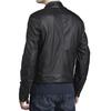 SKINOUTFIT Men's Genuine Lambskin Black Leather Jacket Stylish Motorcycle Bomber Biker Outerwear MJ 114