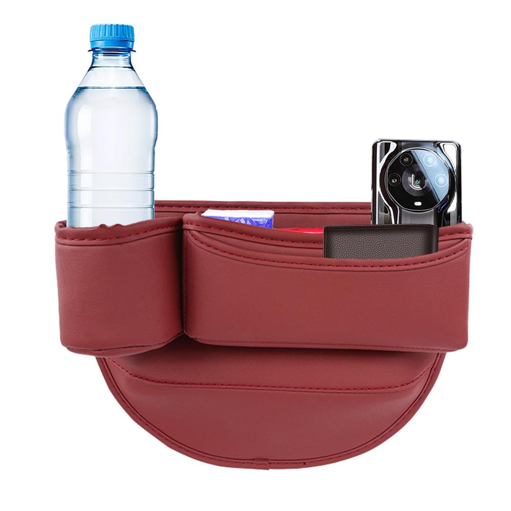 Подстаканник сумка для автомобиля многофункциональный автомобильный карман для хранения искусственная кожа консольный органайзер консоль щелевой заполнитель автомобиль