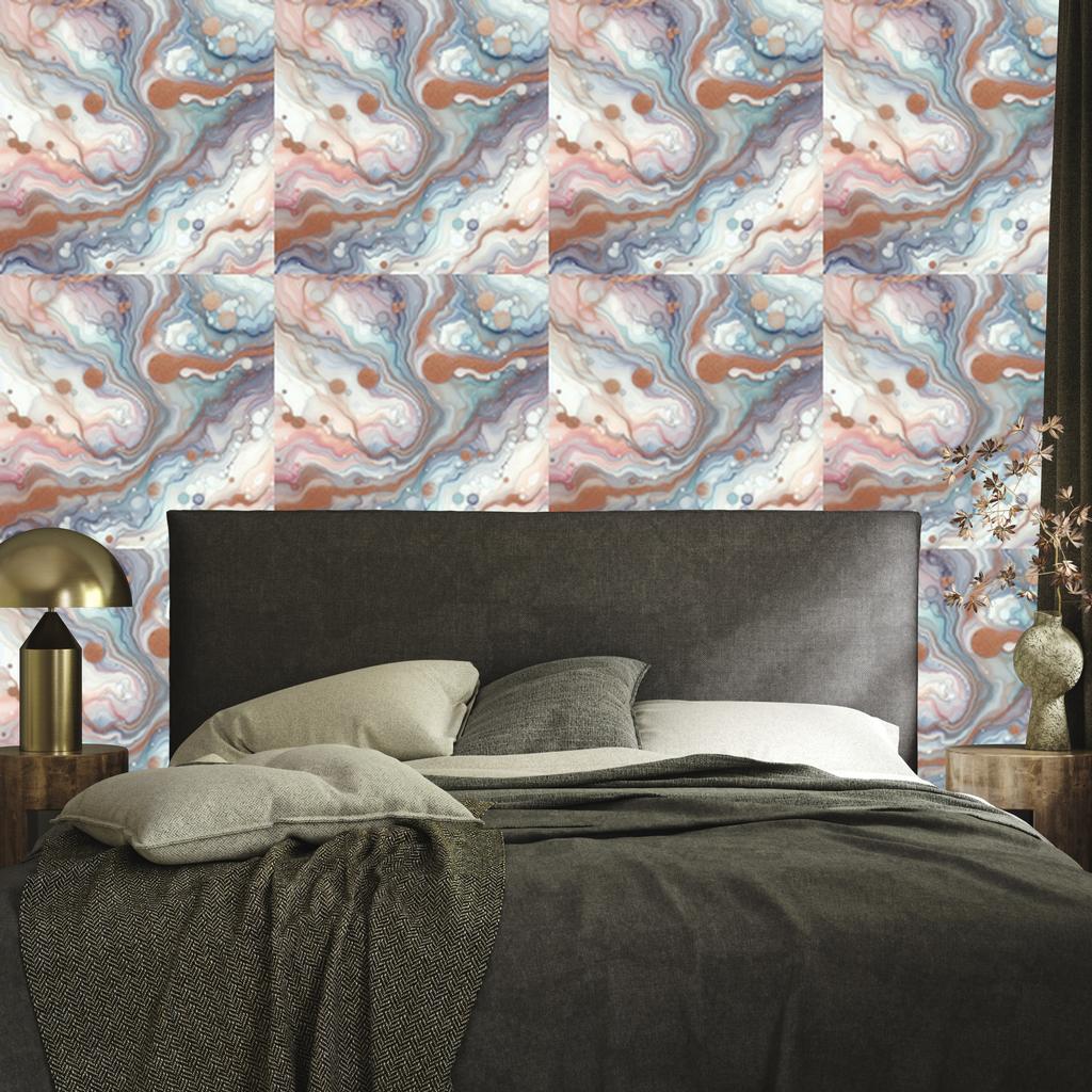 Ink Wallpaper Light Gray and Gray for Living Room and Bedroom 50x1000