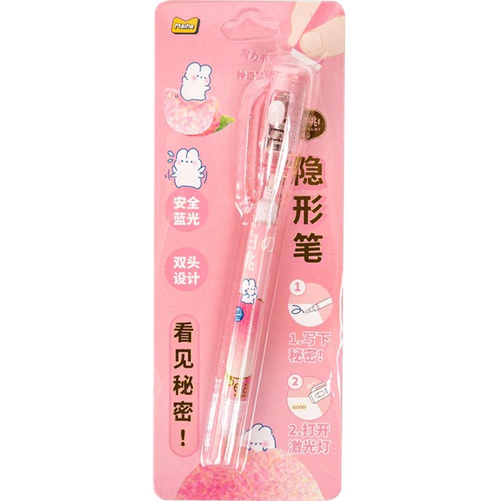 Mysteriously Disappearing Invisible Ballpoint Pen With Small Light Secret Message Pen  Memo Pen