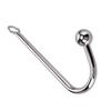 Stainless Steel Anal Hook Fetish Bondage Hook Sex Toys Solid Single Ball Rope Hook Unisex Adults Sex Games Bondage Fetish Toy for Couple Lovers