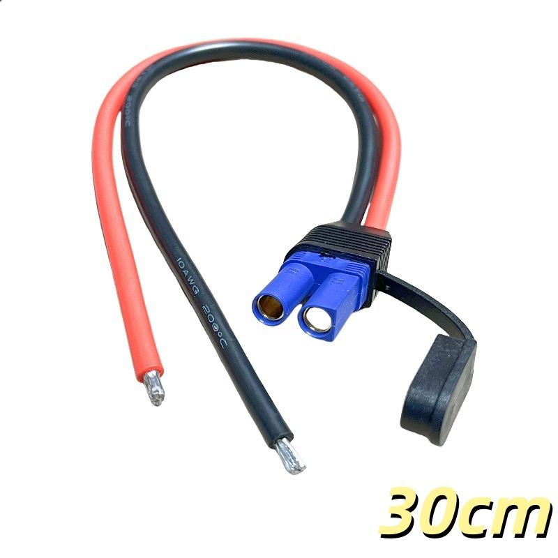 100 Вт Ec5 Провода для аварийного запуска мотоцикла Высокомощный 10AWG Силиконовая линия Ec5 Штекер папа/мама к кабелю подключения с клеммой типа O