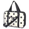 COLORFUL CANDY STYLE Calligraphy Decor Polka Dot Large N2222600 Bag, (Twill/White) (Bag Only)