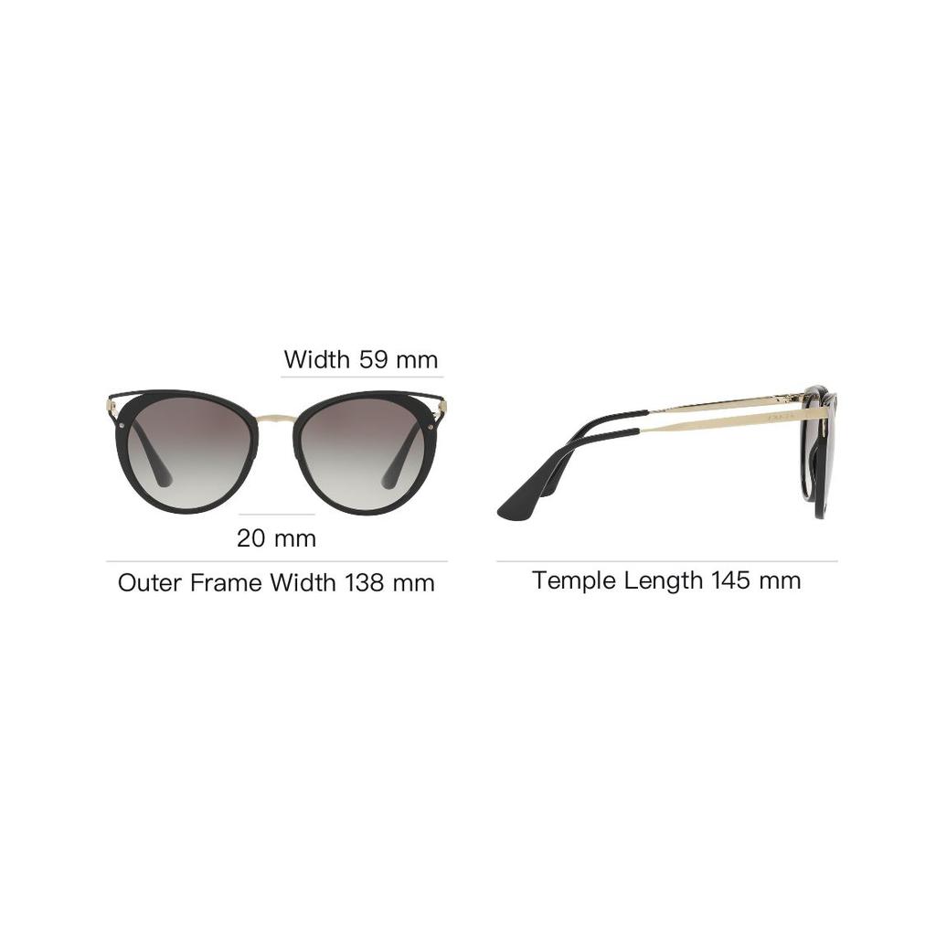 Prada Fashion Sunglasses Men accessories Black PR66TSF1AB0A7