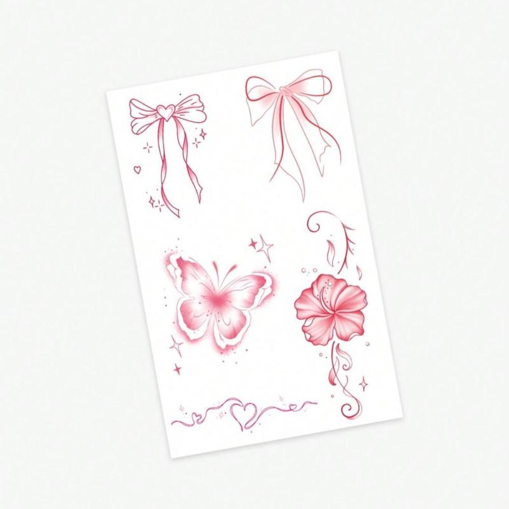 Sweat Resistant Temporary Body Tattoos Waterproof Fake Tattoo Stickers Temporary Body Tattoos