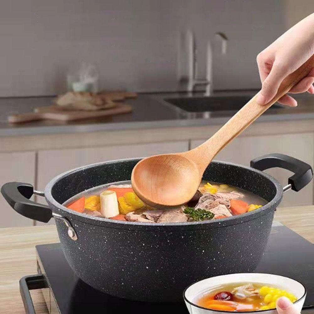 Non-stick Soup Pot Two Ears Kitchen Cooking Universal Cookware Gas Induction Cooker