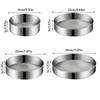 Round Flour Sieve Silver Handhold Strainer Sifters Durable Flour Sifting Sieve  Baking Tool