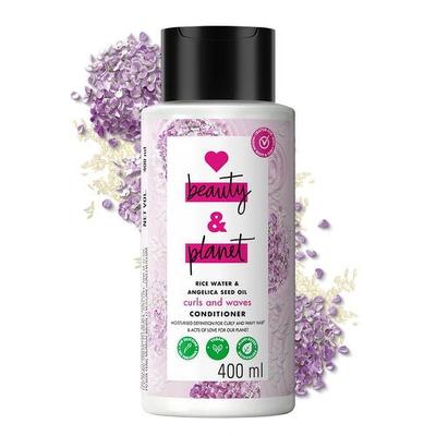 Love Beauty and Planet Rice Water & Angelica Seed Oil кондиционер без силикона для кудрявых и волнистых волос 400 мл