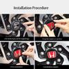 58/69mm Car Hub Cover Rim Center Caps Accessories For Honda Civic Fit Jazz Accord Pilot CRV Odyssey Passport City Shuttle HRV