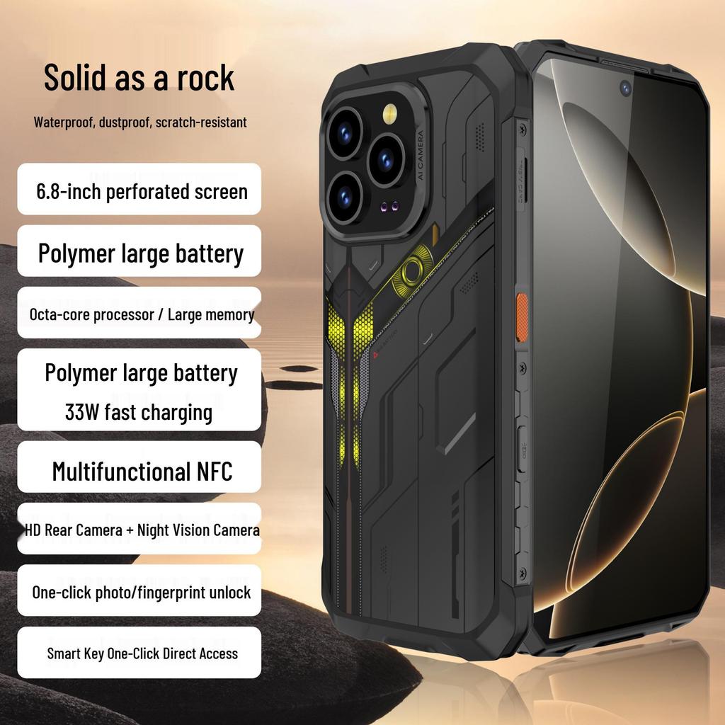S17Ultra 6,8-дюймовый водонепроницаемый смартфон IP68 с NFC, инфракрасным портом, ударопрочной конструкцией и увеличенным временем ожидания