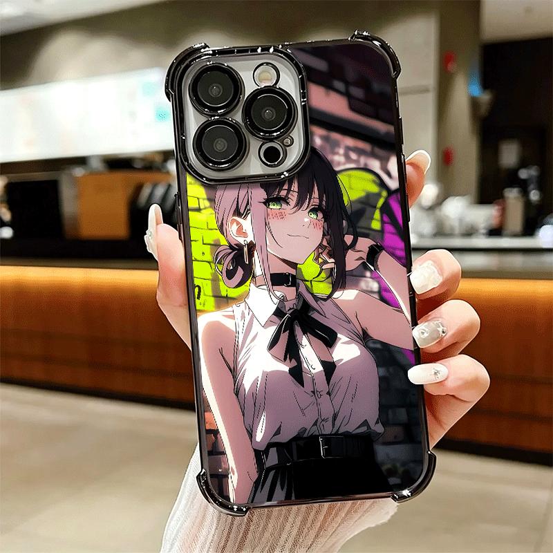 Аниме Персонаж R-Reze CSM Мягкий Чехол Для Телефона Для iPhone 15 16 17 Air 14 Pro Max 16E Plus 13 12 Mini Покрытие Защита От Падения Fundas