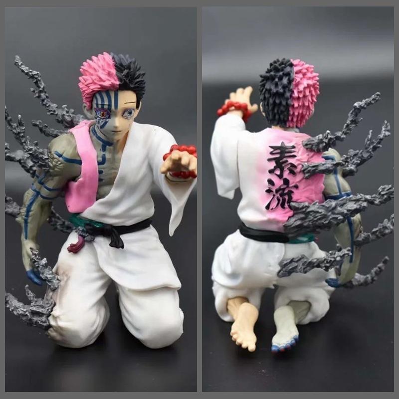 Клинок, рассекающий демонов Двенадцать лун Аниме Фигурки GK Аказа Признание перед смертью Украшение Модель Получеловек Полудемон Детские Игрушки Подарки