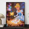 Disney diamond painting kit handmade diy 5D home decoration gift unique idea Cinderella's magic shoes sparkle with enchantment