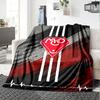 Mouloudia Club d'oran Print Flannel Blanket High Quality Warm Comfortable Cover for All Seasons Perfect for Gifts Home Decor