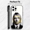 Чехол для телефона с изображением певца K-Курта Кобейна N-Нирваны Для iPhone 17, 16, 15, 14, 13, 12 Plus, Max Мягкий силиконовый Черный чехол
