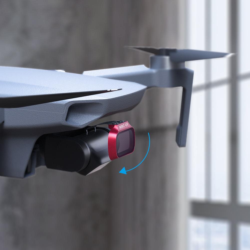 Профессиональные аксессуары: фильтр для объектива УФ-камеры дрона, подходит для DJI Mavic MiniКрасный