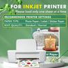Koala Clear Sticker Paper for Inkjet Printers -Crystal Clear Non-Waterproof Glossy Printable Vinyl Sticker Paper 8.5x11 Inch 18 Sheets