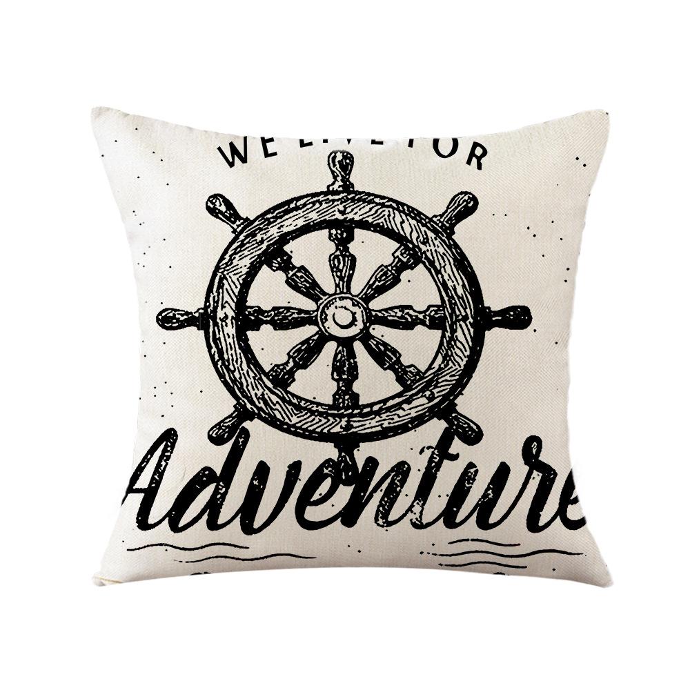 Nordic Black and White Simple Ocean Letter Pillow Cushion New Ebay Pillow Cover