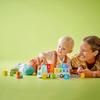 Игрушка LEGO Duplo Город Грузовик с алфавитом, Подарок на день рождения, Образовательные кубики, для Мальчиков и Девочек, Возраст 1,5, 2 и 4 года, Транспортное средство, Миниатюрная машина, Кукла,