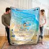 1PC Japan Pokemon Cards S-Squirtle Printed Blanket, Cozy and Warm Blanket for Sofa, Bed, Camping,Holiday Gift for Family Friends