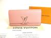 Authentic Rose Pink Tourillon Leather Capucines Wallet #9854 Refurbished