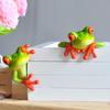 Delicate Frog Statue Decor Vivid Mini Decoration Supplies