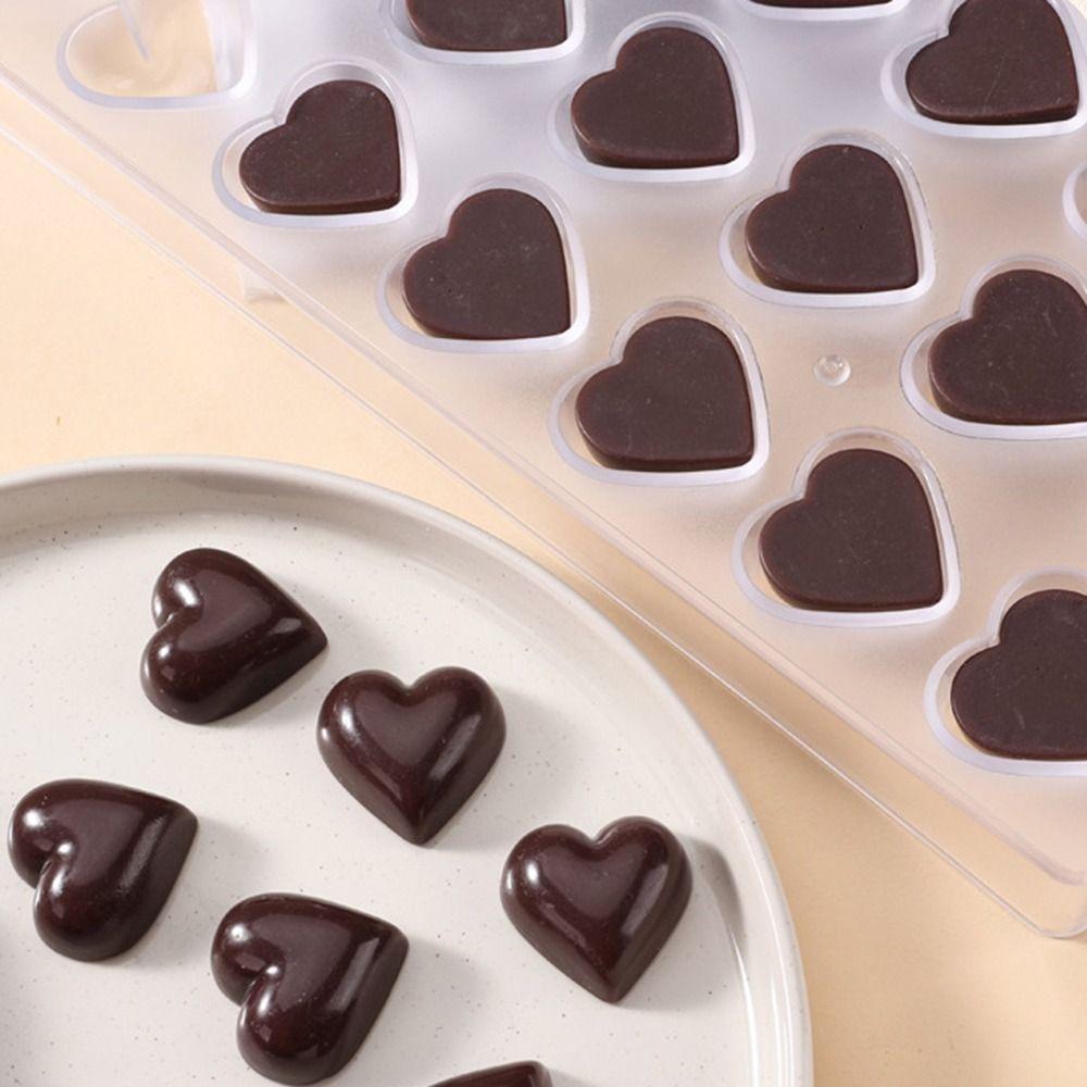 Heart Egg Shapes Chocolate Molds 3D Candy Mould Valentine's Mini Cookie Mould Kitchen