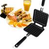 Household Waffle Bake Mold Kitchen Gas Non-Stick Waffle Maker Pan Mould Mold Press