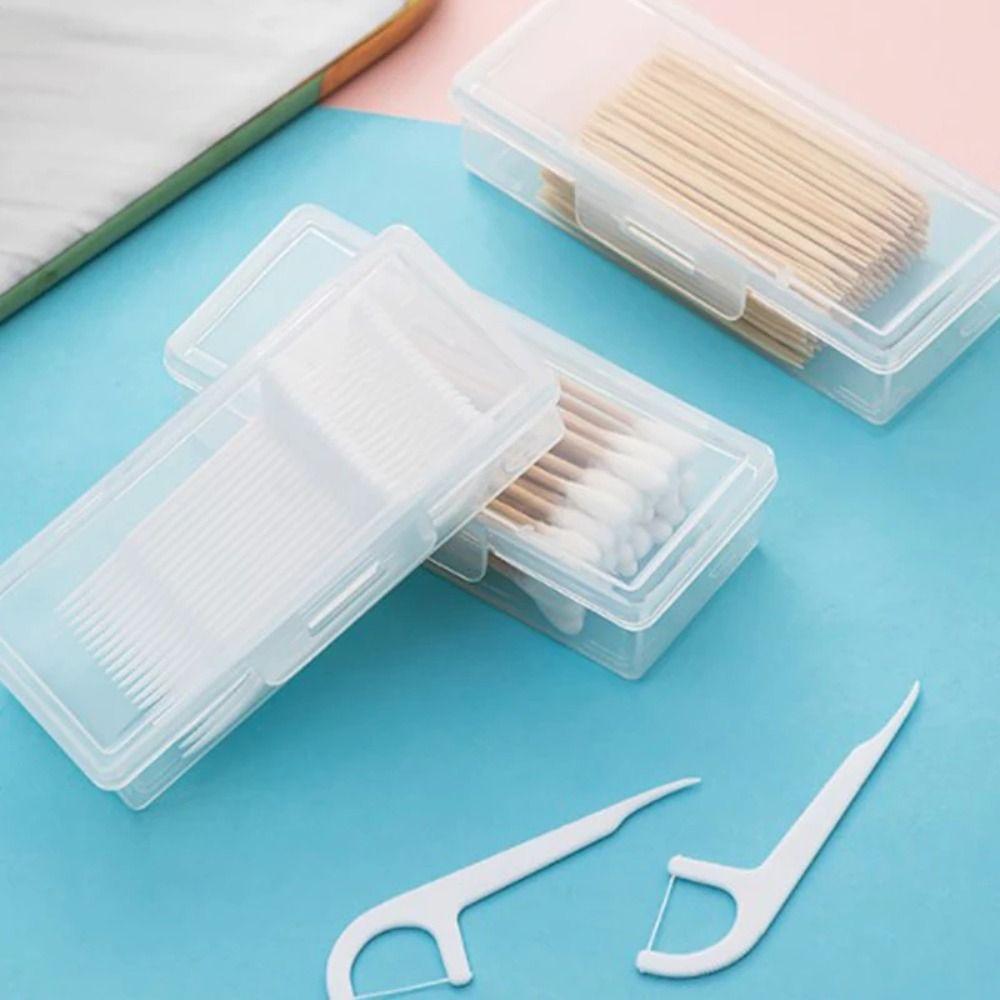 Multifunctional Cotton Swab Holder Case Dust-proof Jewelry Accessories Box New Medicine Box