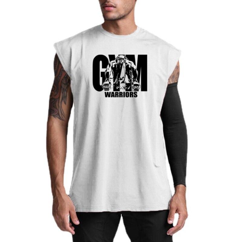 Muscleguys Fitness Clothing Summer Men Quick Dry Bodybuilding Vest Running Training Loose Sleeveless T-Shirt