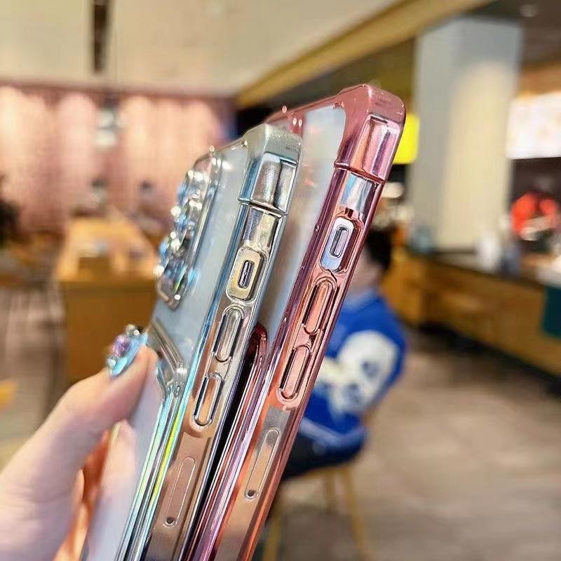 Подходит для чехла на мобильный телефон iPhone15promax 14 гальванизированный чехол-книжка 13pro креативный 12pm прозрачный мягкий чехол
