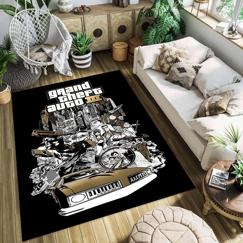 Urban Chaos Crime carpet printing Doormat Christmas gifts Bathroom mat Fashion