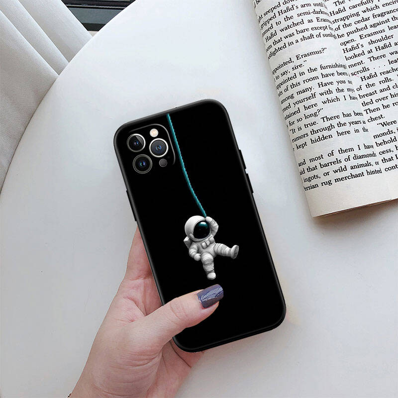 MH15 Космический чехол-астронавт для Луны для Samsung A06 A35 A25 A24 A15 A05S A05 M55 M35 M15 A02 A12 A13 A10 A16 A20 A30 A22 A31 A32 A33 A42 A50