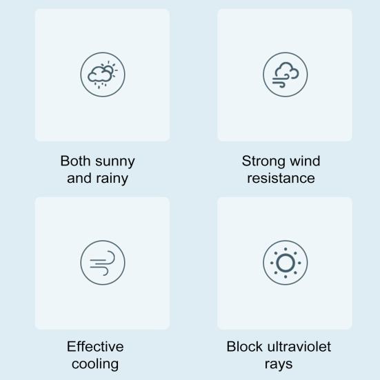 Складной зонт с вентилятором, USB-зарядка, защита от ультрафиолета, тройной складной зонт, портативный водонепроницаемый ветрозащитный летний зонт от солнца и дождя