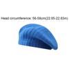 Casual Wool Mohair Beret Solid Color Big Head Circumference Knitted Beanie Cap Versatile Warm Painter Hat Girls