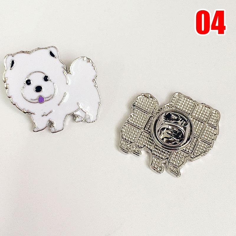 1PC Cartoon Pendant Dog Jewelry Dogs Brooches Pins Dachshunds Corgi Badge Decorated Cute Brooches