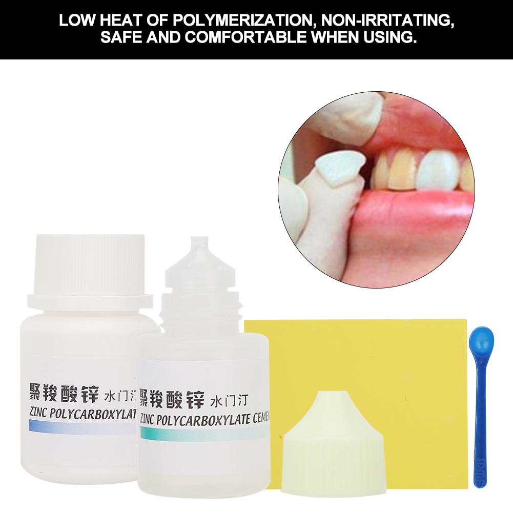 Цинк-поликарбоноксилатный цемент для временной зубной коронки, цемент для пломбирования полостей