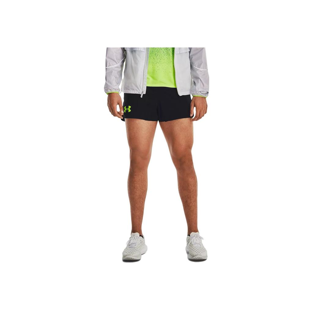 Under Armour Solid Color Elastic Sports Shorts Men Bottoms Black 1377315-001