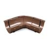 Adjustable Angle Gutter 120-145° Brown - System 100