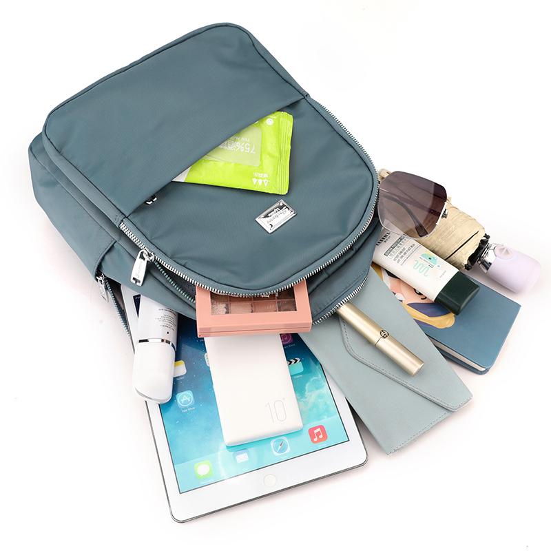 Women Nylon Backpack Student Schoolbag Mother Travel Bag
