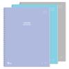 N Notebook NDO-DN181, Neo Smartpen Compatible, Ring-type, A4 Size, Horizontally Ruled, 144 Pages, Set of 3 [N College Notebook]
